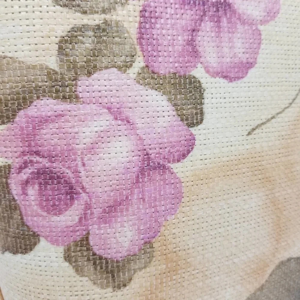 Tropical‎ Hawaiian Woven Floral Handbag Small